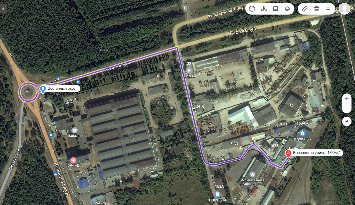 Схема проезда